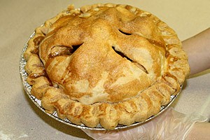 baking pies - finished